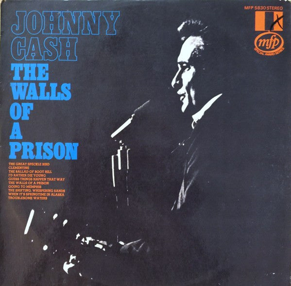 Johnny Cash – The Walls Of A Prison LP vinyl record, image 1 of 2