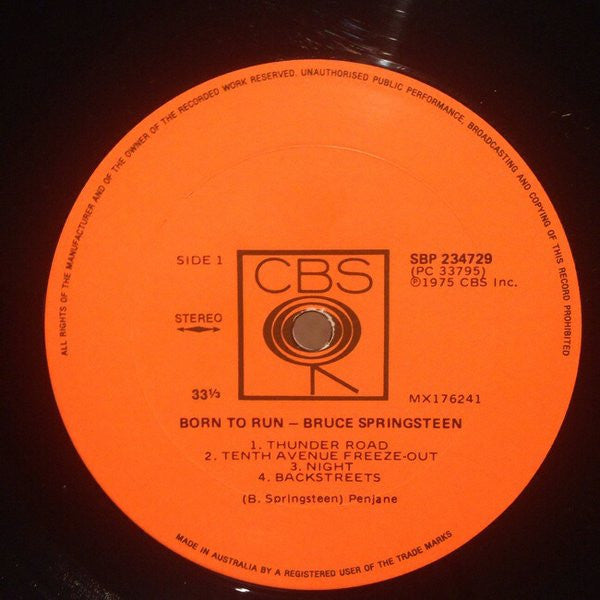 Bruce Springsteen – Born To Run LP vinyl record, image 5 of 6