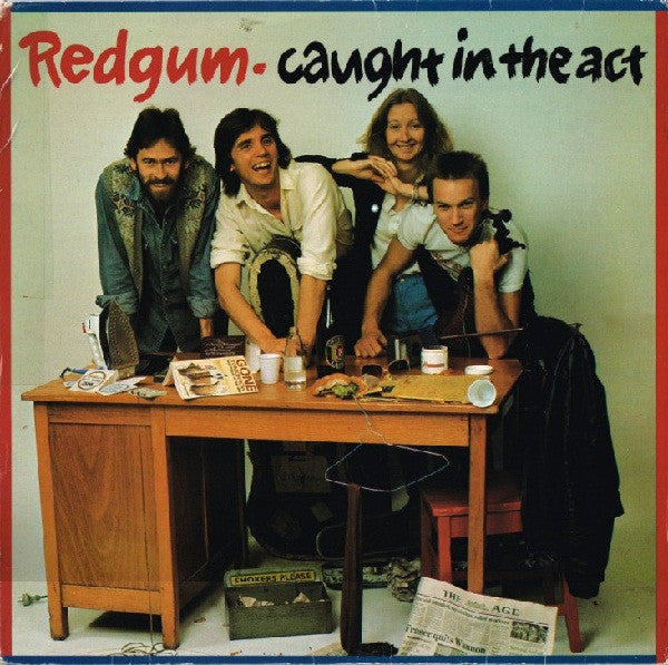 Redgum – Caught In The Act LP vinyl record, image 1 of 8