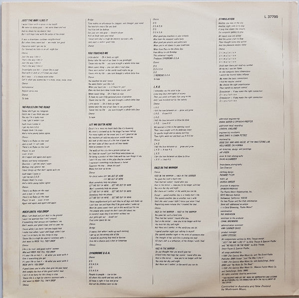 Billy Thorpe – Stimulation LP vinyl record, image 5 of 6