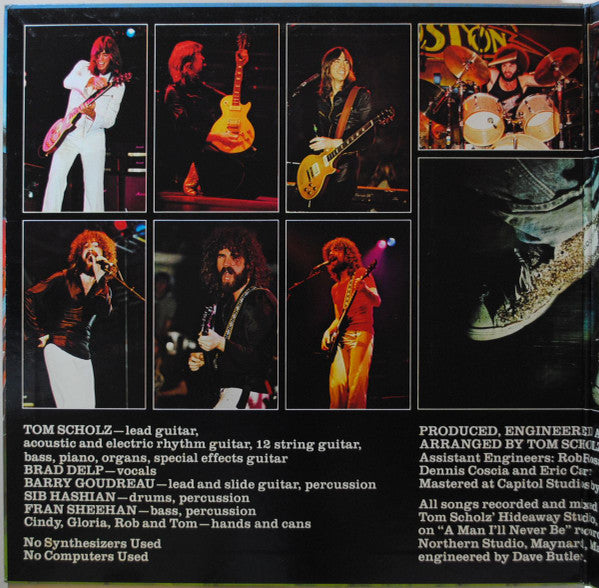 Boston – Don't Look Back LP vinyl record, image 2 of 10