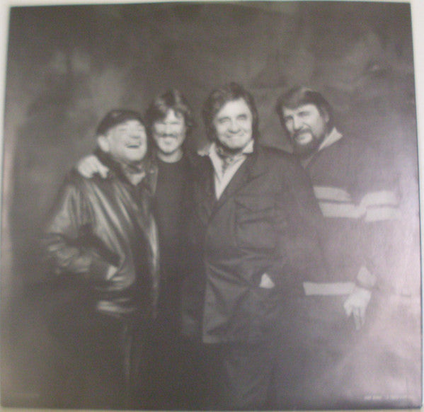 Waylon Jennings, Willie Nelson, Johnny Cash, Kris Kristofferson – Highwayman LP vinyl record, image 6 of 6