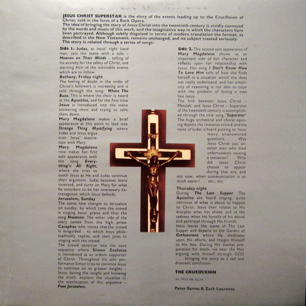 The Kingsway Youth Opera Company – Excerpts From The Rock Opera Jesus Christ Superstar LP vinyl record, image 9 of 10