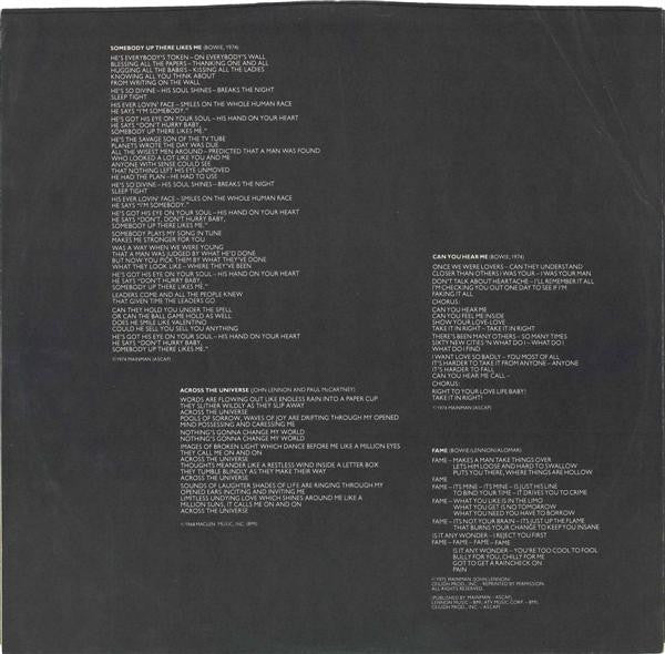 David Bowie – Young Americans LP vinyl record, image 6 of 10