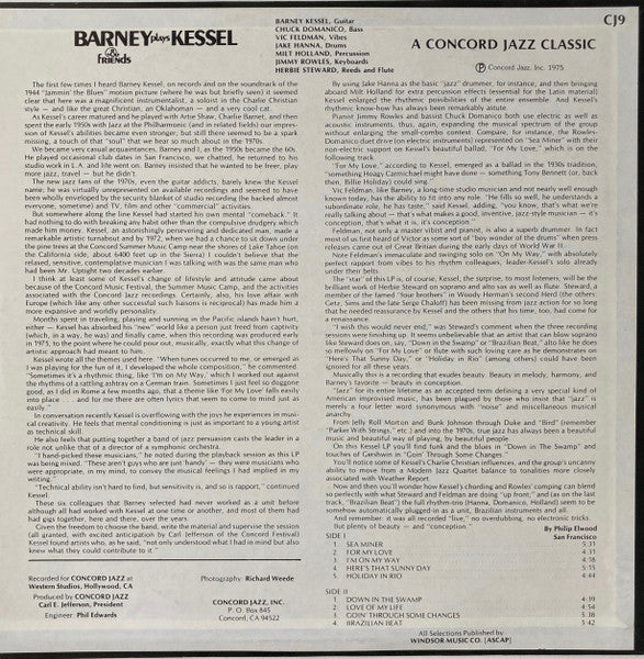 Barney Kessel – Barney Plays Kessel & Friends LP vinyl record, image 2 of 4