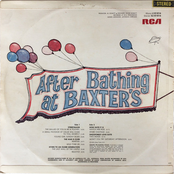 Jefferson Airplane – After Bathing At Baxter's LP vinyl record, image 2 of 4