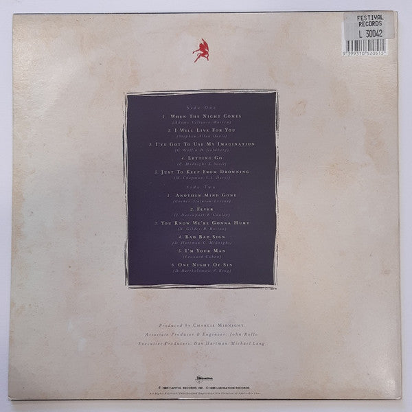 Joe Cocker – One Night Of Sin LP vinyl record, image 2 of 6