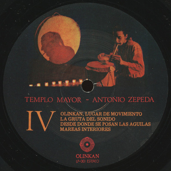 Antonio Zepeda – Templo Mayor - Música Con Instrumentos Prehispánicos (2xLP) LP vinyl record, image 8 of 8