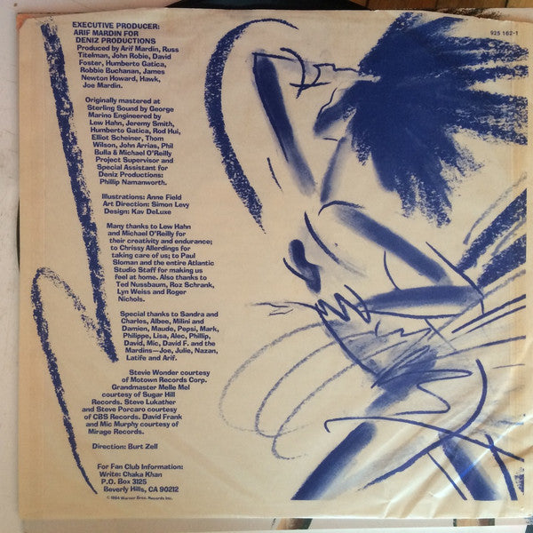Chaka Khan – I Feel For You LP vinyl record, image 8 of 8