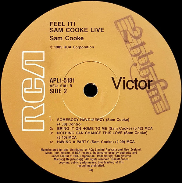 Sam Cooke – Live At The Harlem Square Club 1963 LP vinyl record, image 6 of 8