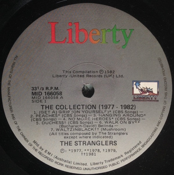 The Stranglers – The Collection 1977 - 1982 LP vinyl record, image 2 of 3