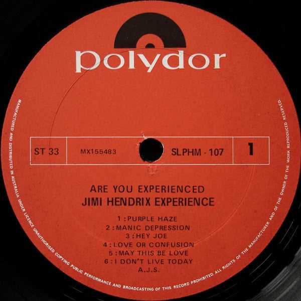 The Jimi Hendrix Experience – Are You Experienced LP vinyl record, image 4 of 6