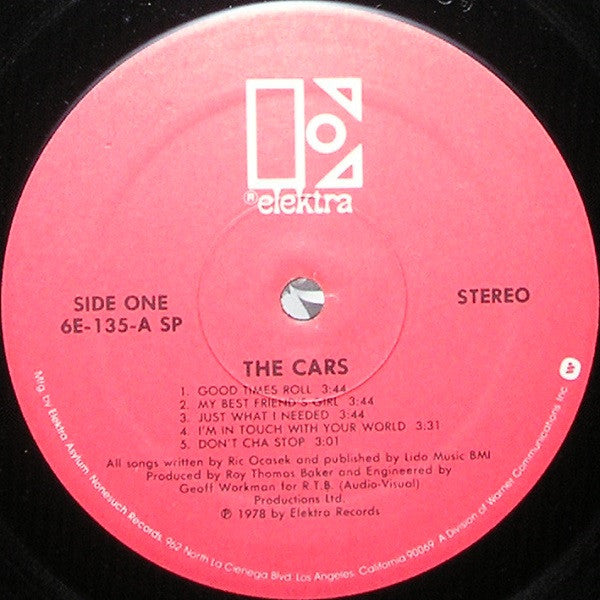 The Cars – The Cars LP vinyl record, image 3 of 6