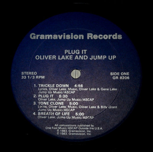 Oliver Lake, Jump Up – Plug It LP vinyl record, image 3 of 5