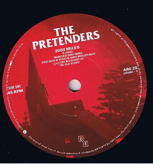 The Pretenders – 2000 Miles 7" vinyl record, image 5 of 5