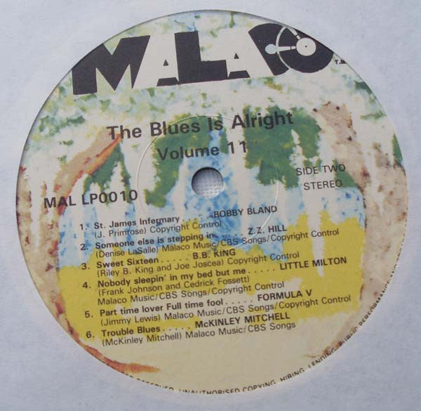 Various – The Blues Is Alright - Volume II LP vinyl record, image 4 of 4