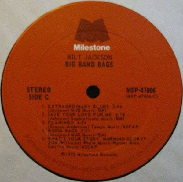 Milt Jackson – Big Band Bags (2xLP) LP vinyl record, image 6 of 8