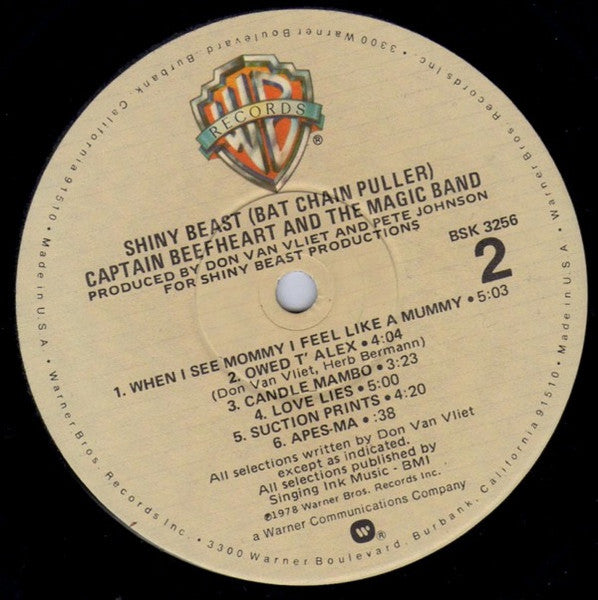 Captain Beefheart, The Magic Band – Shiny Beast (Bat Chain Puller) LP vinyl record, image 4 of 7