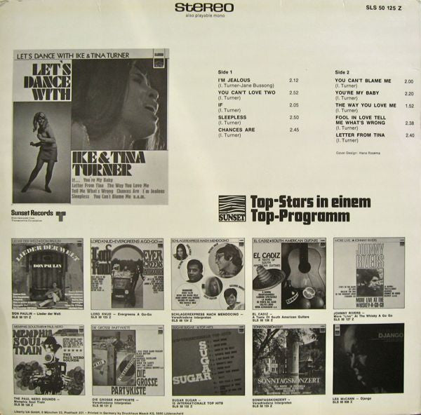 Ike & Tina Turner – Let's Dance With Ike & Tina Turner LP vinyl record, image 2 of 4