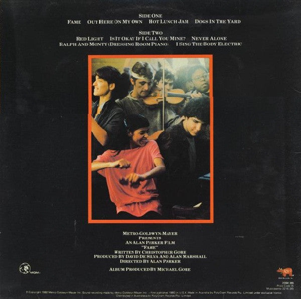Various – Fame - Original Soundtrack From The Motion Picture LP vinyl record, image 3 of 5
