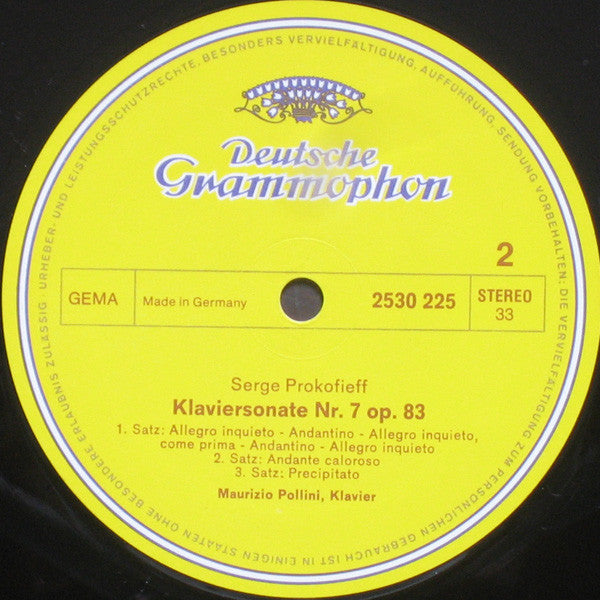 Igor Stravinsky, Sergei Prokofiev, Maurizio Pollini – »Pétrouchka« / Sonate Nr. 7 Op. 83 LP vinyl record, image 4 of 5