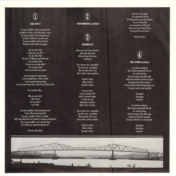 Fuel – Take Effect 7" vinyl record, image 5 of 5