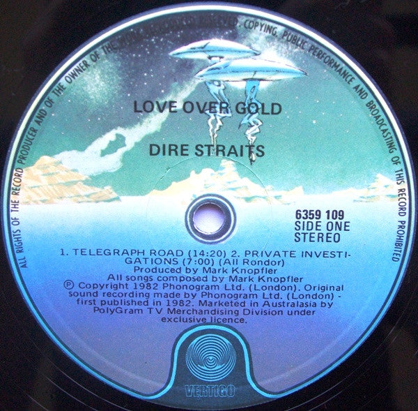 Dire Straits – Love Over Gold LP vinyl record, image 4 of 7