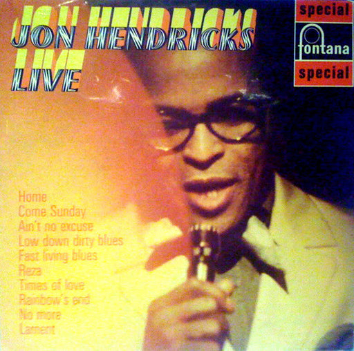 Jon Hendricks – Jon Hendricks Live LP vinyl record