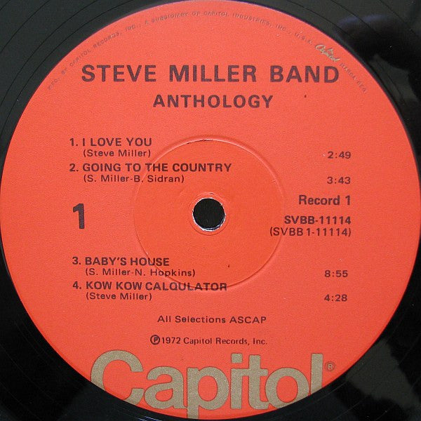 Steve Miller Band – Anthology (2xLP) LP vinyl record, image 4 of 10