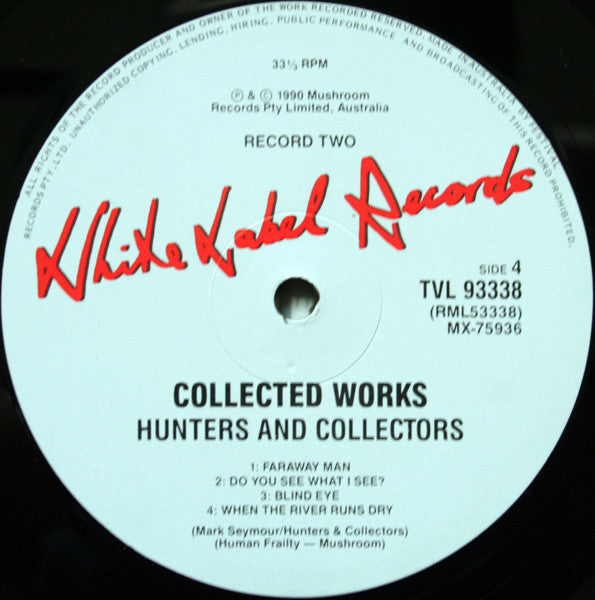Hunters & Collectors – Collected Works (2xLP) LP vinyl record, image 6 of 7