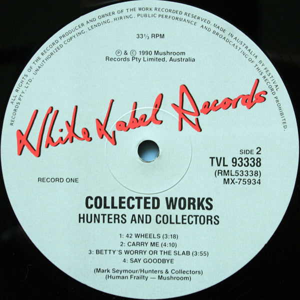 Hunters & Collectors – Collected Works (2xLP) LP vinyl record, image 4 of 7