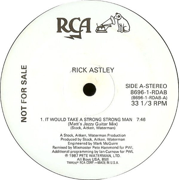 Rick Astley – It Would Take A Strong Strong Man