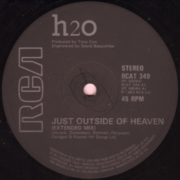 H2O – Just Outside Of Heaven 12" vinyl record, image 3 of 4