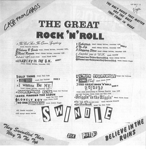 Sex Pistols – The Great Rock 'N' Roll Swindle (2xLP) LP vinyl record, image 9 of 10