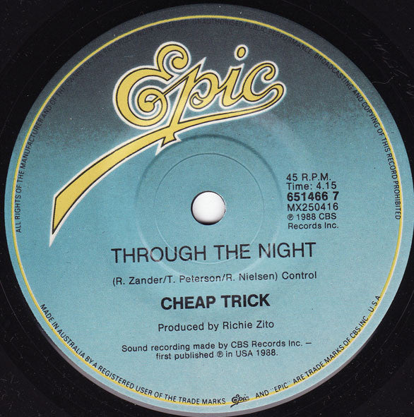 Cheap Trick – The Flame 7" vinyl record, image 3 of 4