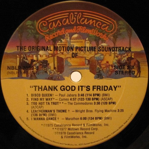 Various – Thank God It's Friday (The Original Motion Picture Soundtrack) (2xLP) LP vinyl record, image 4 of 10