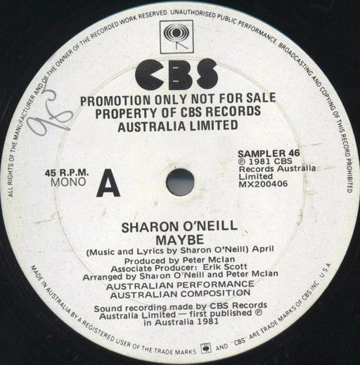 Sharon O'Neill – Maybe