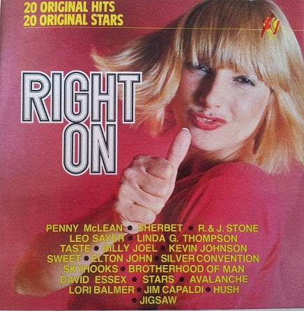 Various – Right On LP vinyl record, image 1 of 4
