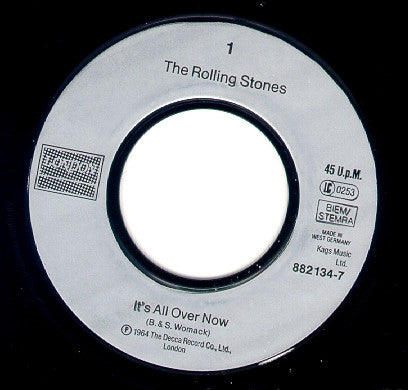 The Rolling Stones – It's All Over Now 7" vinyl record, image 2 of 3