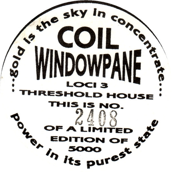 Coil – Windowpane 12" vinyl record, image 4 of 4