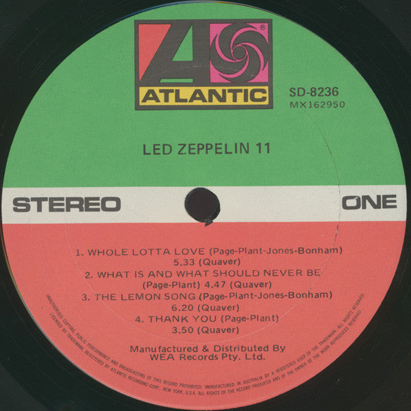 Led Zeppelin – Led Zeppelin II LP vinyl record, image 3 of 4