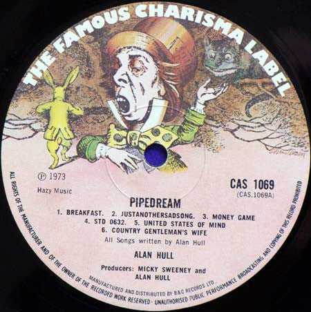 Alan Hull – Pipedream LP vinyl record, image 5 of 10