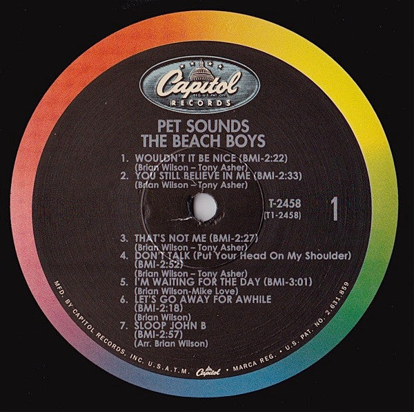 The Beach Boys – Pet Sounds LP vinyl record, image 3 of 7