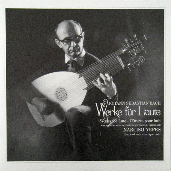 Johann Sebastian Bach, Narciso Yepes – Werke Für Laute = Works for Lute = Œuvres Pour Luth (Gesamtaufnahme = Complete Recordings = Intégrale) (2xLP) LP vinyl record, image 4 of 9