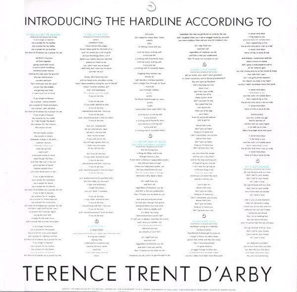 Terence Trent D'Arby – Introducing The Hardline According To Terence Trent D'Arby LP vinyl record, image 6 of 7
