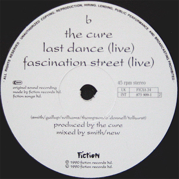 The Cure – Pictures Of You 12" vinyl record, image 4 of 4