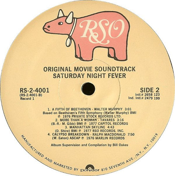 Various – Saturday Night Fever (The Original Movie Sound Track) (2xLP) LP vinyl record, image 2 of 3