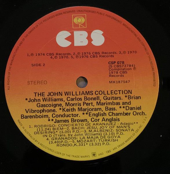 John Williams – The John Williams Collection LP vinyl record, image 4 of 6