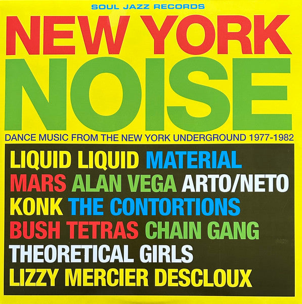Various – New York Noise (Dance Music From The New York Underground 1977-1982) (2xLP) LP vinyl record, image 1 of 10