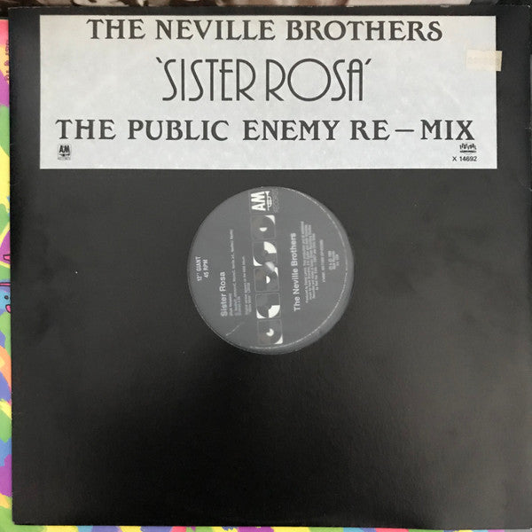 The Neville Brothers – Sister Rosa - The Public Enemy Re-Mix 12" vinyl record, image 1 of 4